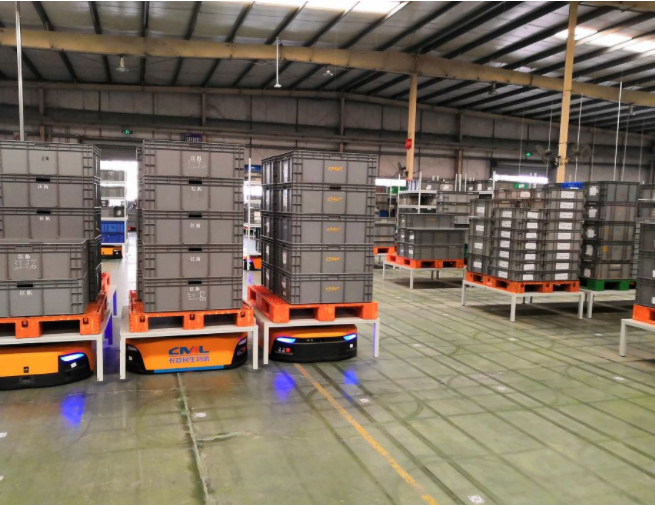 【兆恒機(jī)械】汽車零部件物流無(wú)人倉(cāng)庫(kù)爆光，震撼